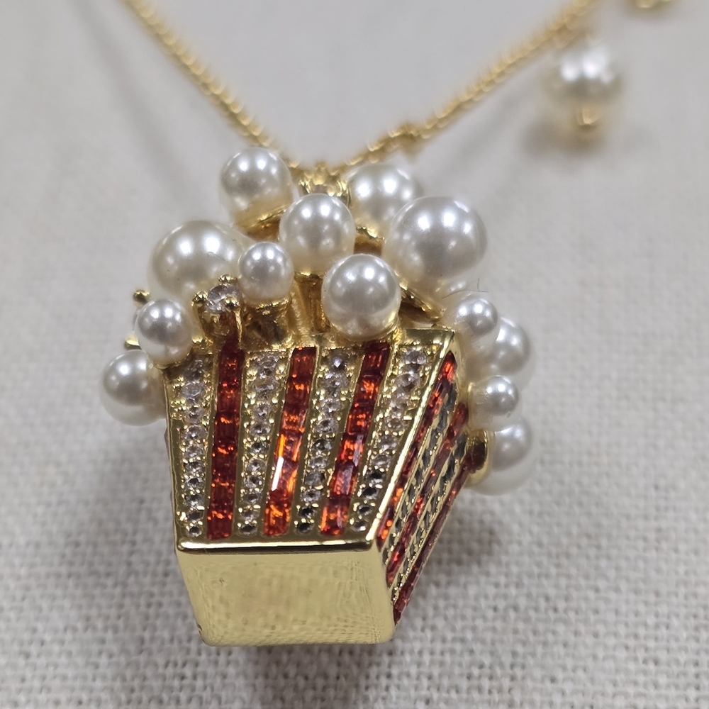 Kate Spade Carnival Popcorn Necklace/Earrings  Set - Picture 10 of 11